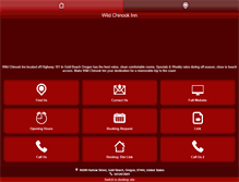 Tablet Screenshot of chinookinn.com